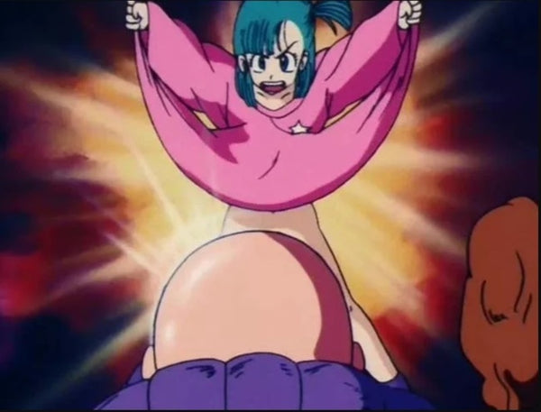 Bulma Flashes Master Roshi 3D Model Ready to Print