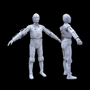 C-3PO The Empire Strikes Back ESB Full Body Armor Suit STL 3D Print Files
