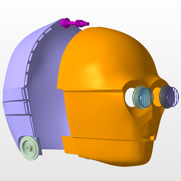 C-3PO The Empire Strikes Back ESB Full Body Armor Suit STL 3D Print Files