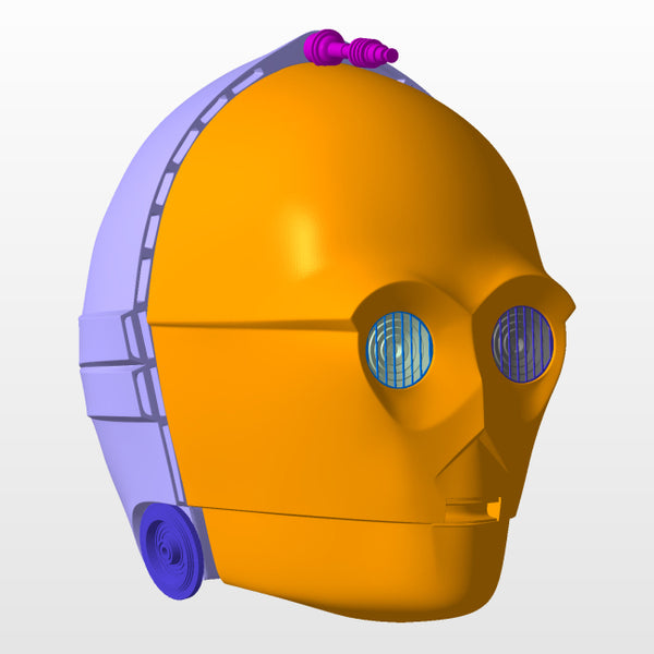 C-3PO The Empire Strikes Back ESB Full Body Armor Suit STL 3D Print Files