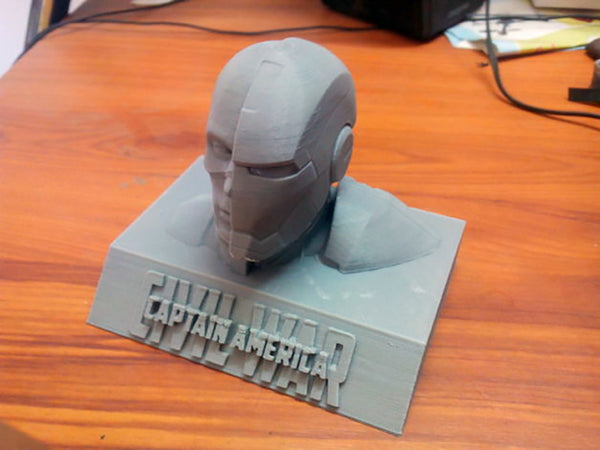 Captain America Bust 3D Model Ready to Print