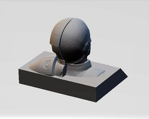 Captain America Bust 3D Model Ready to Print