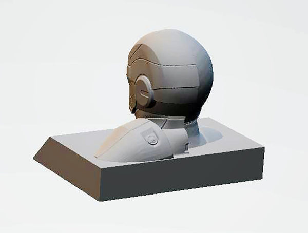 Captain America Bust 3D Model Ready to Print