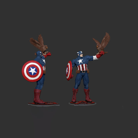 Captain America Classic 3D Model Ready to Print