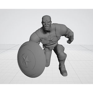 Captain America Statues 3D Model Ready to Print