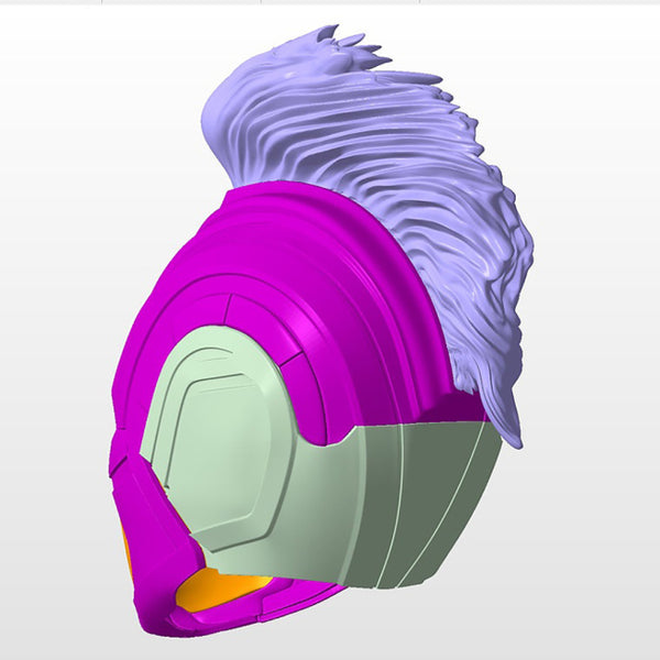 Captain Marvel 2019 Helmet 3D Model Ready to Print