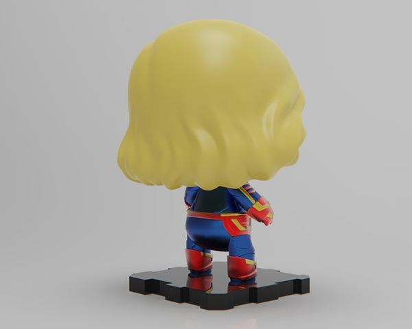 Captain Marvel 3D Model Ready to Print