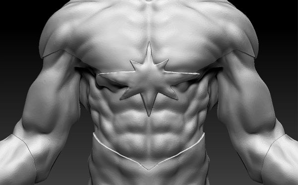 Captain Marvel and Adam Warlock 3D Model Ready to Print STL