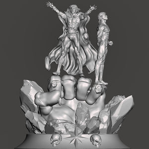 Captain Marvel and Adam Warlock 3D Model Ready to Print STL