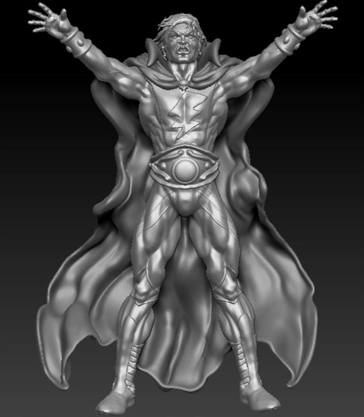 Captain Marvel and Adam Warlock 3D Model Ready to Print STL