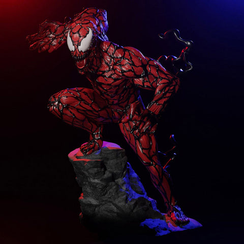 Carnage Statue 3D Model Ready to Print
