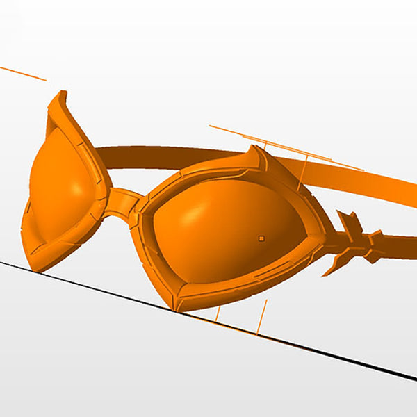 Catwoman Arkham Knight Helmet and Goggles 3D Model Ready to Print