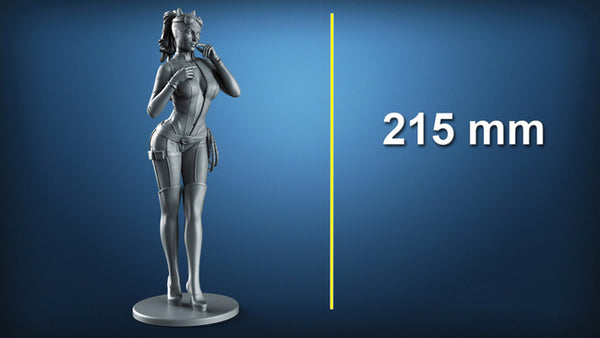 Catwoman Figure 3D Model Ready to Print