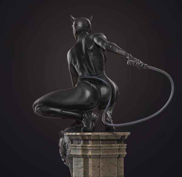 Catwoman Statue 3D Model Ready to Print