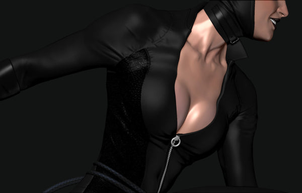 Catwoman Statue 3D Model Ready to Print