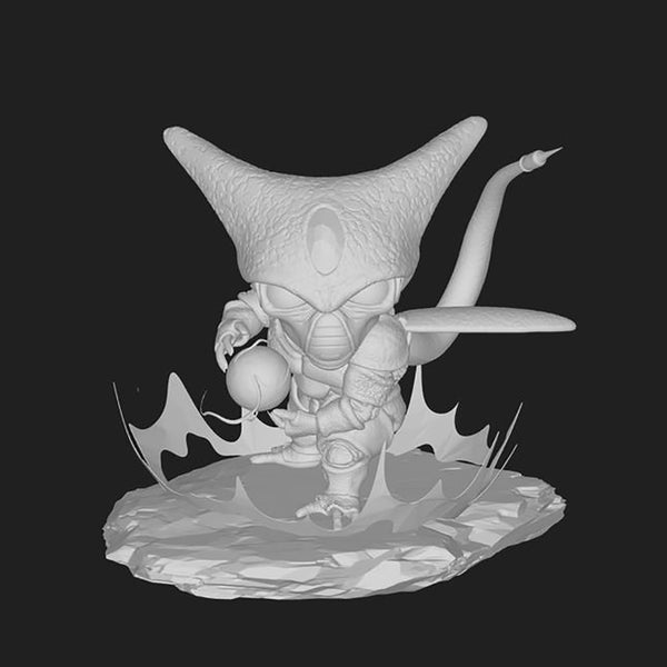 Cell Chibi Dragon Ball Z 3D Model Ready to Print