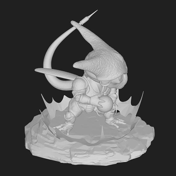Cell Chibi Dragon Ball Z 3D Model Ready to Print