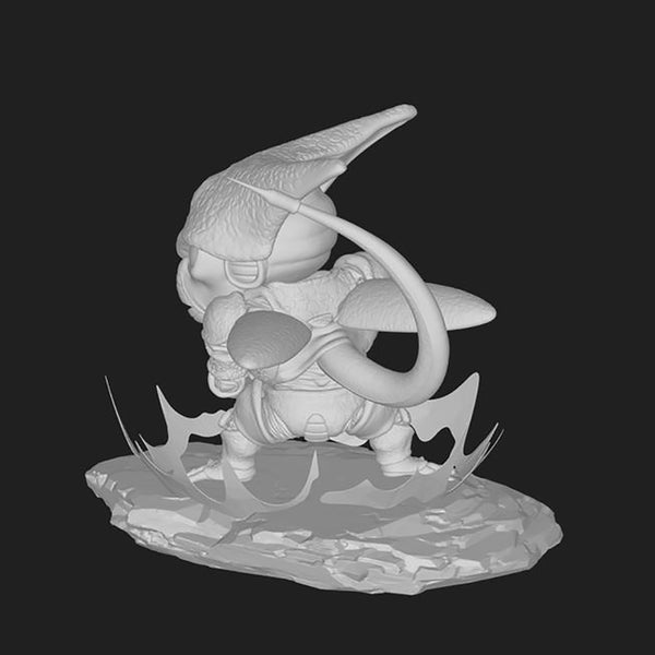 Cell Chibi Dragon Ball Z 3D Model Ready to Print