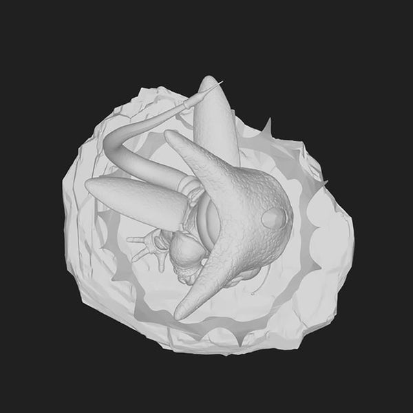 Cell Chibi Dragon Ball Z 3D Model Ready to Print