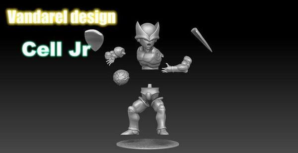 Cell Jr Dragon Ball Z 3D Model Ready to Print