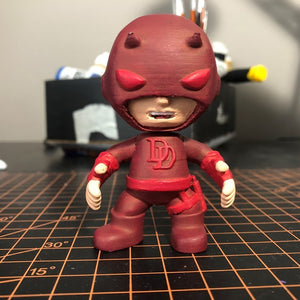 Chibi Daredevil 3D Model Ready to Print STL