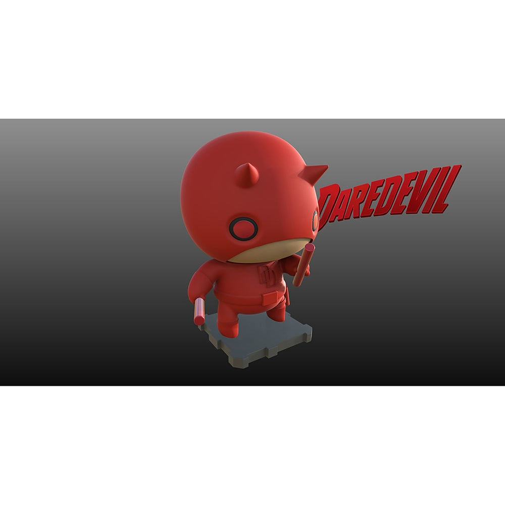 Chibi Daredevil 3D Model Ready to Print STL