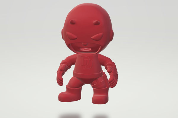 Chibi Daredevil 3D Model Ready to Print STL