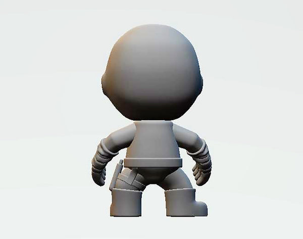 Chibi Daredevil 3D Model Ready to Print STL