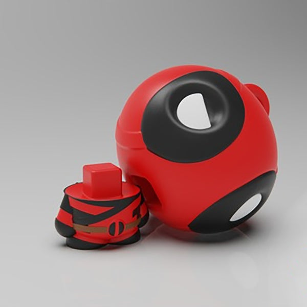 Chibi Deadpool 3D Model Ready to Print STL