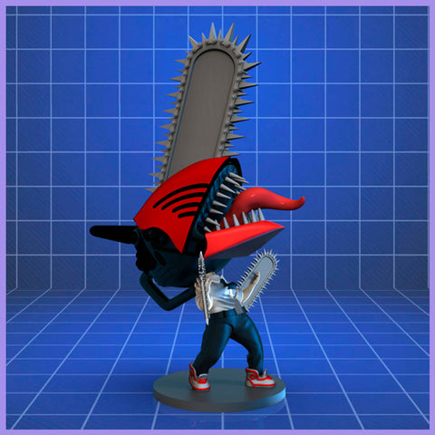 Chibi Denji Figure 3D Model Ready to Print