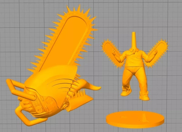 Chibi Denji Figure 3D Model Ready to Print