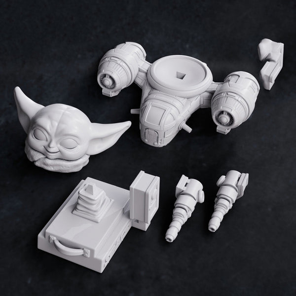 Chibi Grogu - Mandalorian 3D Model Ready to Print