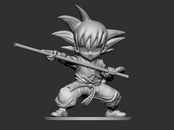 Child Son Goku 3D Model Ready to Print