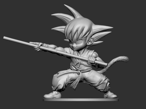 Child Son Goku 3D Model Ready to Print