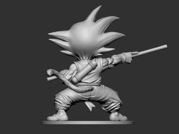 Child Son Goku 3D Model Ready to Print