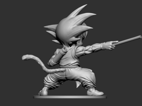 Child Son Goku 3D Model Ready to Print