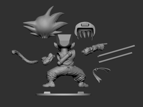 Child Son Goku 3D Model Ready to Print