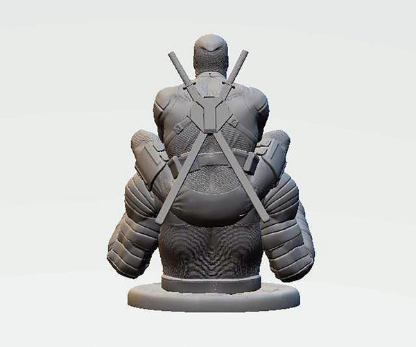 Colossus and Deadpool Statue 3D Model Ready to Print STL