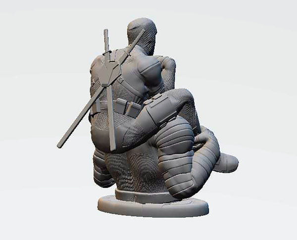 Colossus and Deadpool Statue 3D Model Ready to Print STL