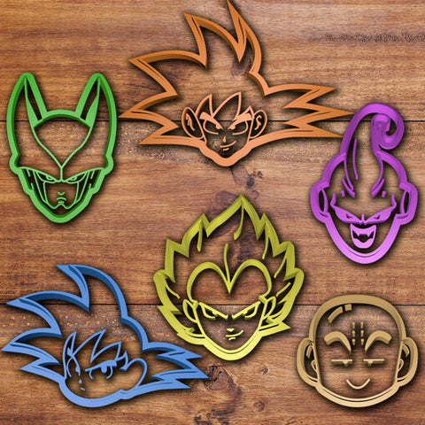 Cookie Cutter - Dragon Ball Z 3D Model Ready to Print