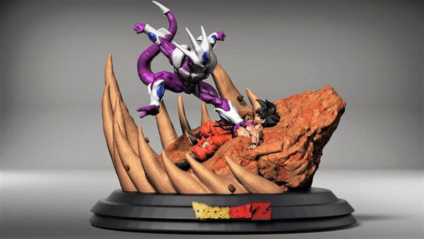 Cooler Vs Goku 3D Model Ready to Print