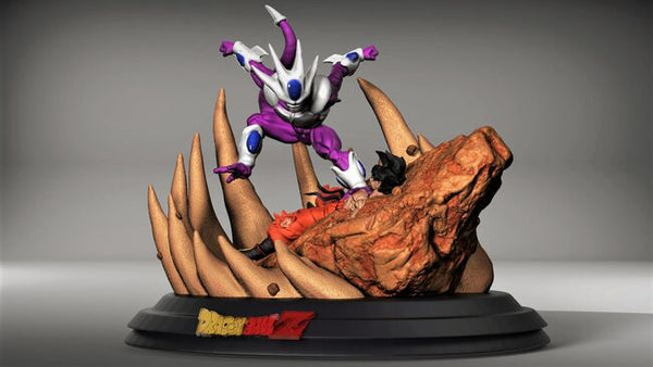 Cooler Vs Goku 3D Model Ready to Print