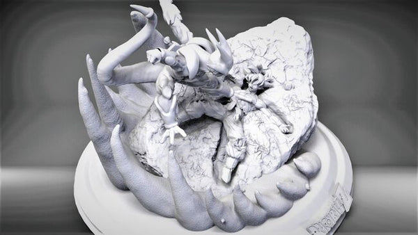 Cooler Vs Goku 3D Model Ready to Print