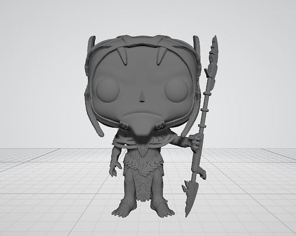 Corvus Glaive Funko 3D Model Ready to Print STL