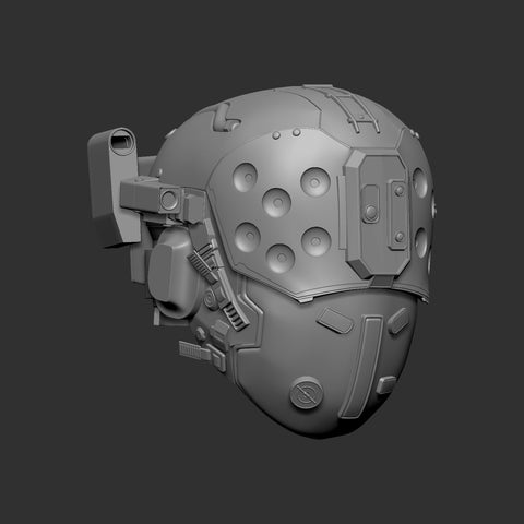 Cyberpunk 2077 Doctor Helmet STL 3D Print Files