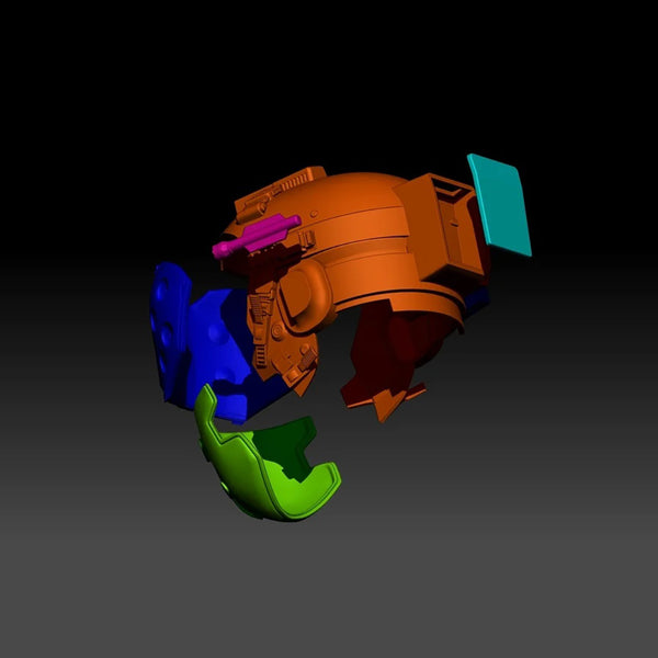 Cyberpunk 2077 Doctor Helmet STL 3D Print Files
