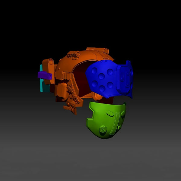 Cyberpunk 2077 Doctor Helmet STL 3D Print Files