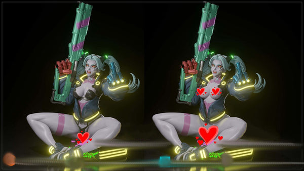 Cyberpunk Edgerunners Rebecca 3D Model Ready to Print