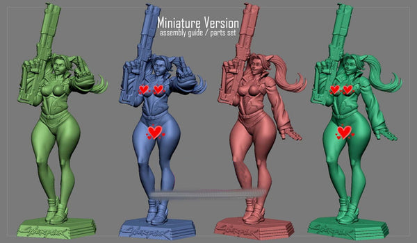 Cyberpunk Edgerunners Rebecca 3D Model Ready to Print