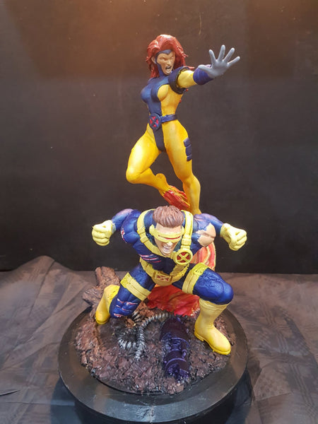 Cyclops and Jean Grey 3D Model Ready to Print